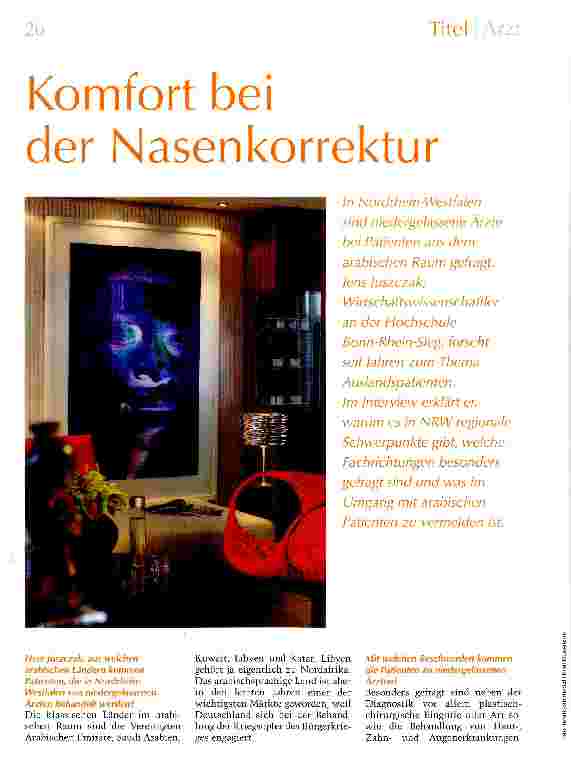 Vorschauseite 1: Komfort bei der Nasenkorrektur