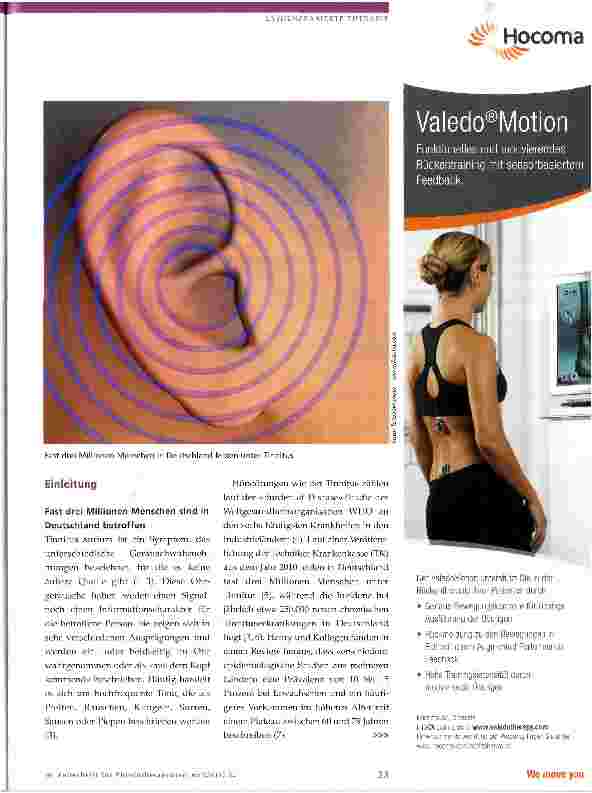 Vorschauseite 2: Physiotherapeutische Interventionen bei Tinnitus