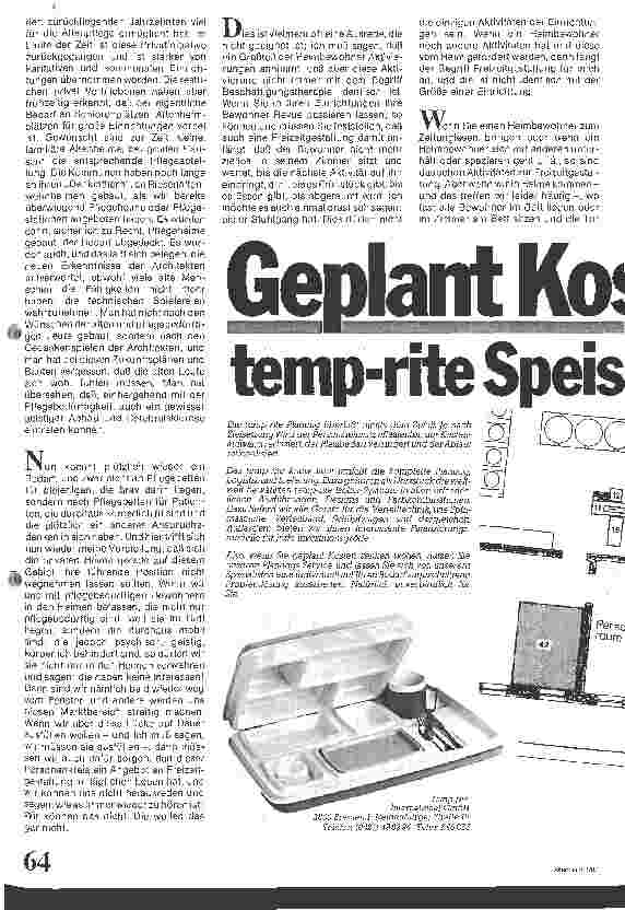 Vorschauseite 2: Freizeitgestaltung in Altenu. Pflegeheimen