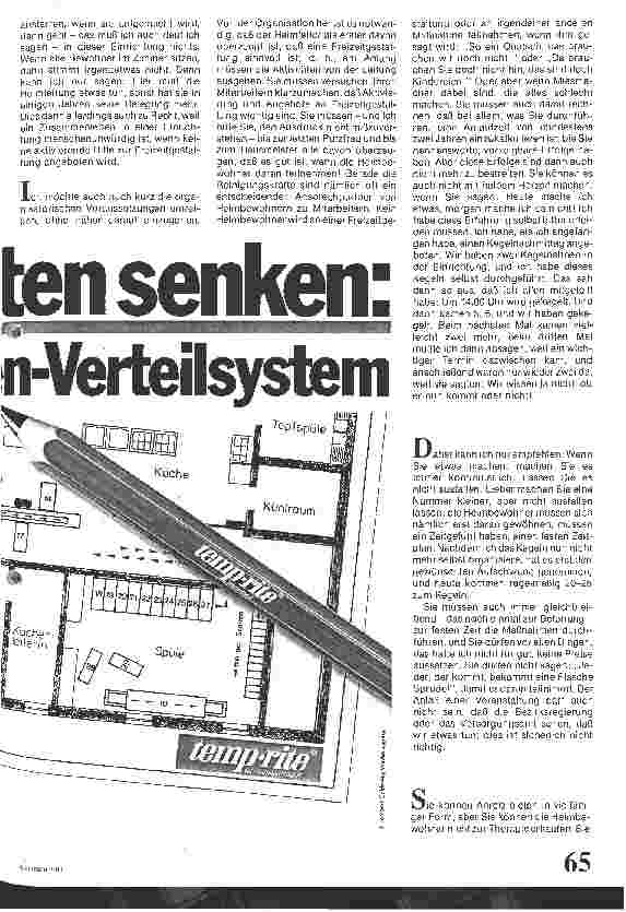 Vorschauseite 3: Freizeitgestaltung in Altenu. Pflegeheimen