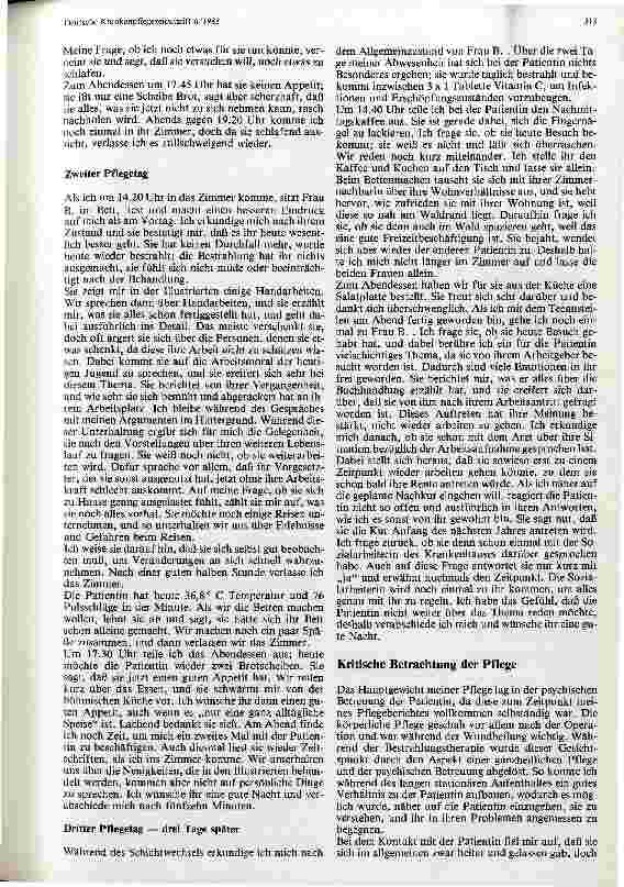 Vorschauseite 3: Betreuung einer Patientin während der Bestrahlungstherapie nach einer Hysterektomie