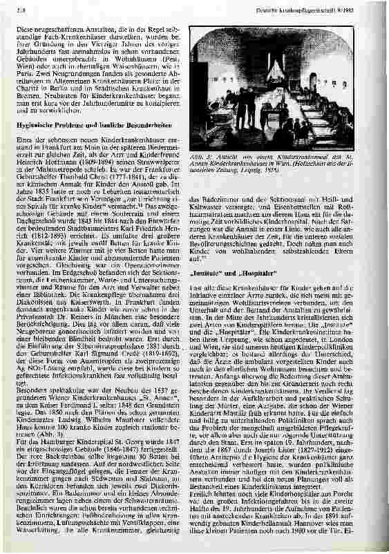 Vorschauseite 4: Der lange Weg zur Emanzipation des Kindes Zur historischen Entwicklung der Fürsorge um das kranke Kind