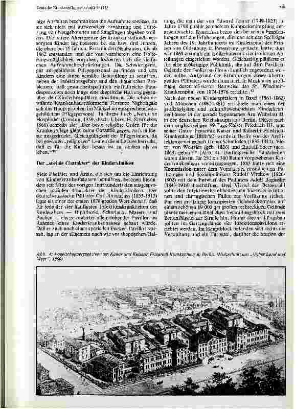 Vorschauseite 5: Der lange Weg zur Emanzipation des Kindes Zur historischen Entwicklung der Fürsorge um das kranke Kind