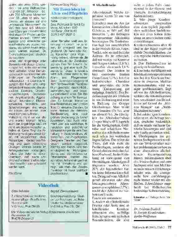 Vorschauseite 4: Alkoholkranke Krankenschwestern