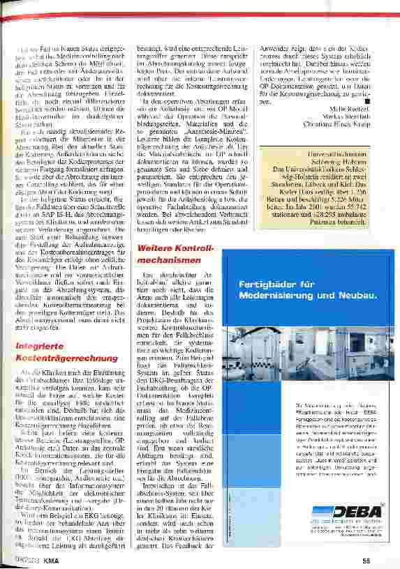 Vorschauseite 2: Sichere Erlöse dank eigener Software Fallpauschalen-Berechnung