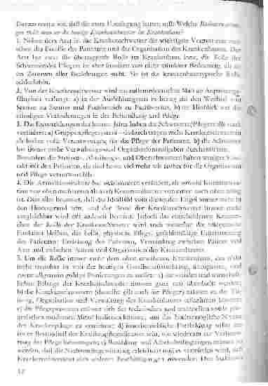 Vorschauseite 2: Überlegungen zum Berufsbild der Krankenschwester/pfleger Eine leitende Krankenschwester nimmt Stellung