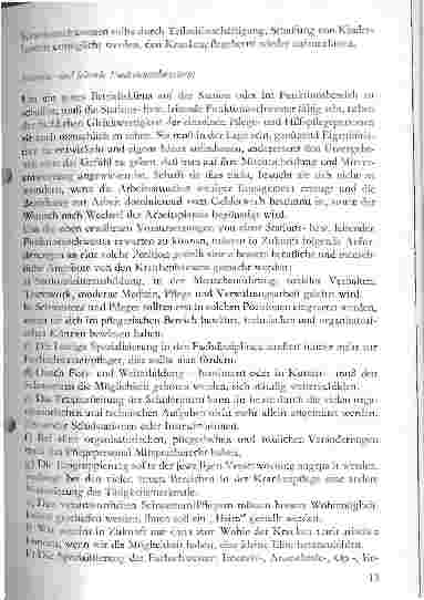 Vorschauseite 3: Überlegungen zum Berufsbild der Krankenschwester/pfleger Eine leitende Krankenschwester nimmt Stellung
