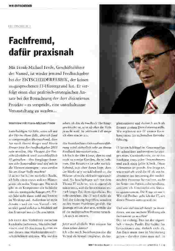 Vorschauseite 1: Fachfremd, dafür praxisnah