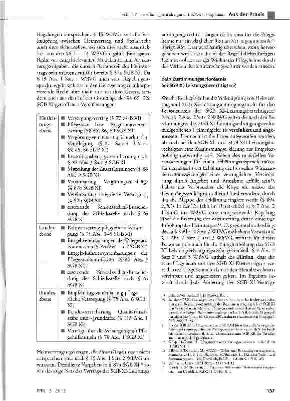 Vorschauseite 3: Heimentgelterhöhungen nach WBVG in Pflegeheimen