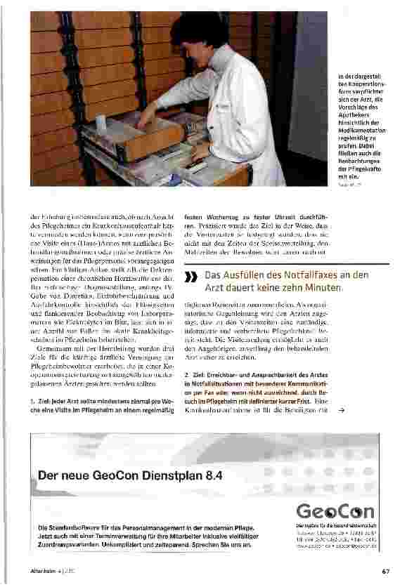 Vorschauseite 2: Die Kooperation mit dem Arzt eigenen Erfordernissen anpassen