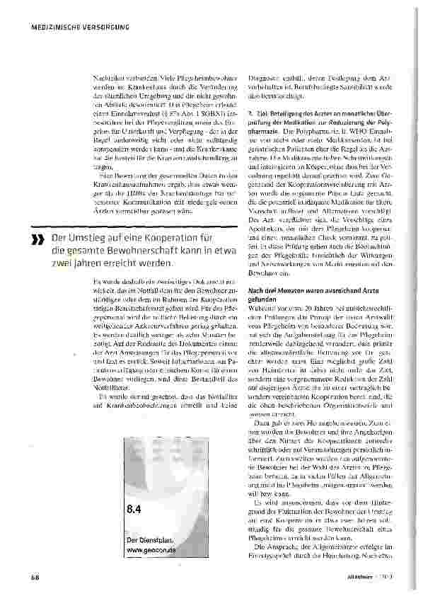Vorschauseite 3: Die Kooperation mit dem Arzt eigenen Erfordernissen anpassen