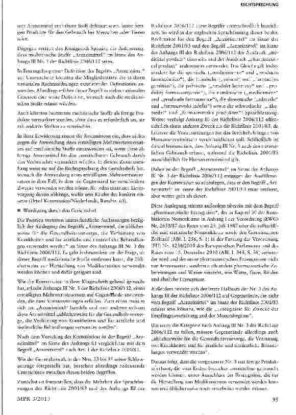 Vorschauseite 5: Besteuerung von Medizinprodukten in Spanien Art. 96, 98 Abs. 2, Anhang III Nr. 3, 4 Richtlinie 2006/112/EG über das gemeinsame Mehrwertsteuersystem
