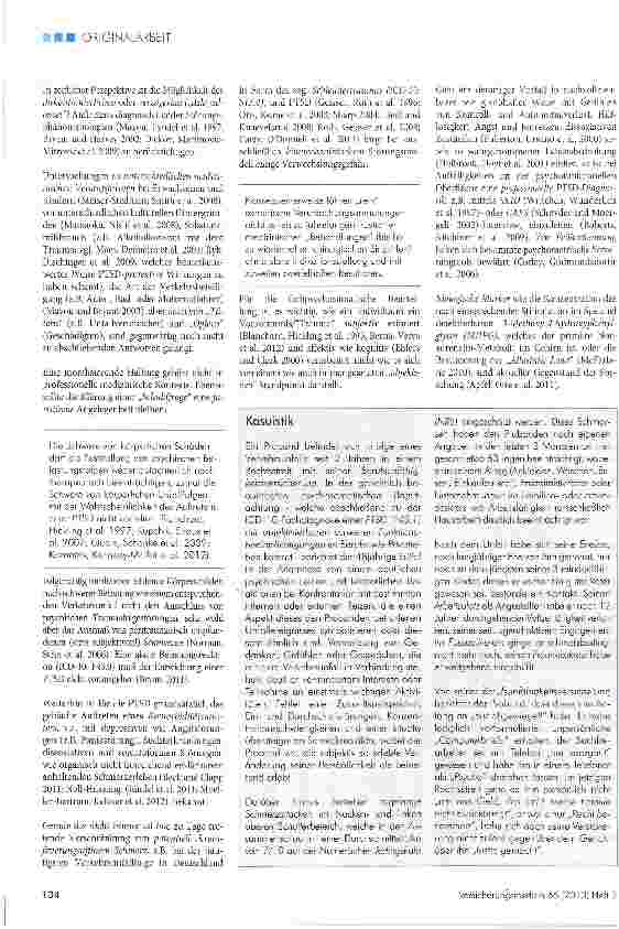 Vorschauseite 3: Aspekte posttraumatischer Symptombildung nach einem Autoverkehrsunfall