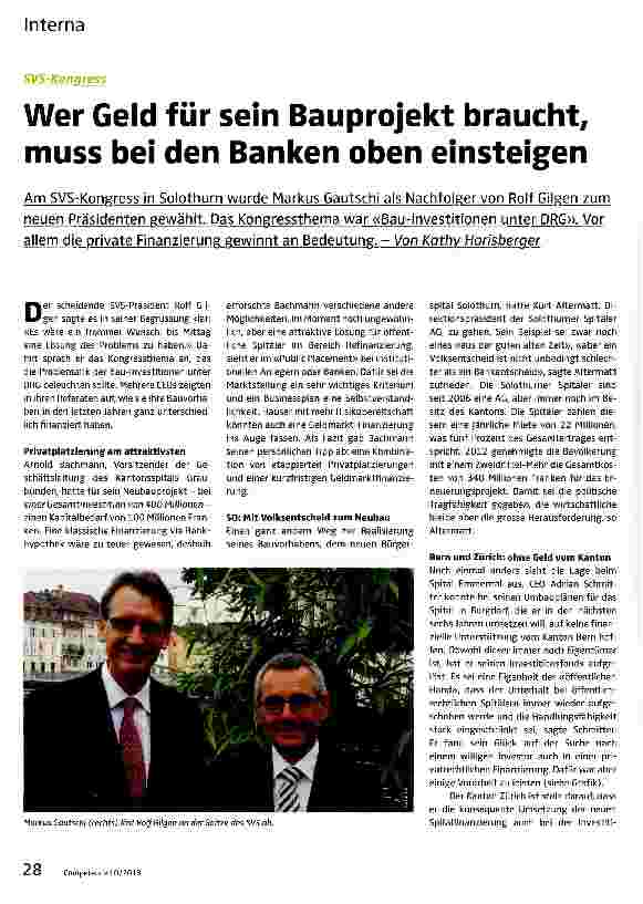 Vorschauseite 1: Wer Geld für sein Bauprojekt braucht, muss bei den Banken oben einsteigen