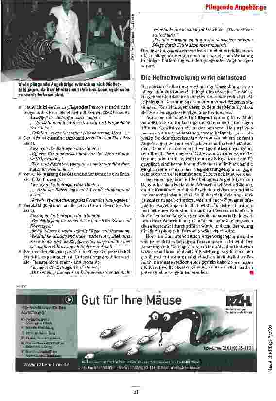 Vorschauseite 4: Vollzeitjob Angehörigenpflege
