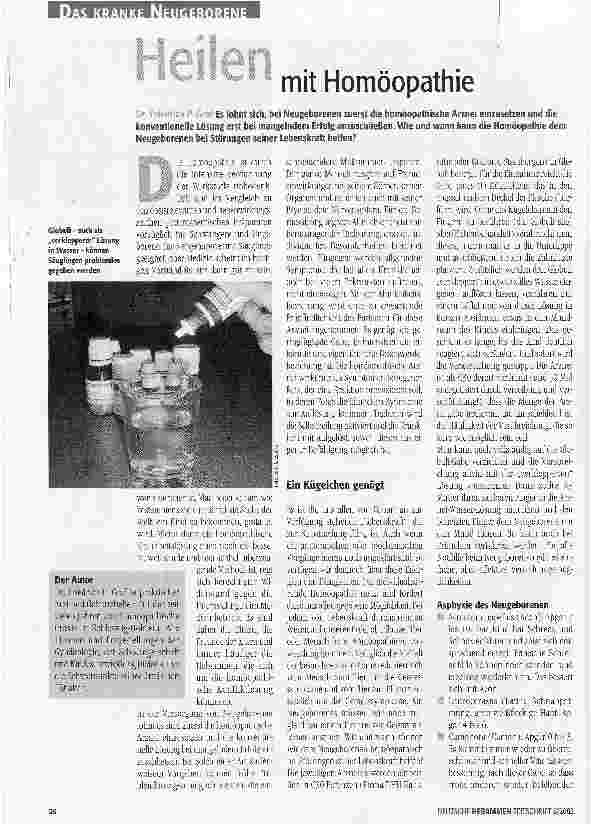 Vorschauseite 1: Heilen mit Homöopathie