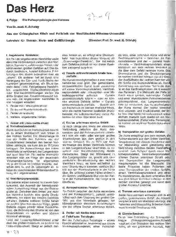 Vorschauseite 1: Das Herz 4. Folge: Die Pathophysiologie des Herzens