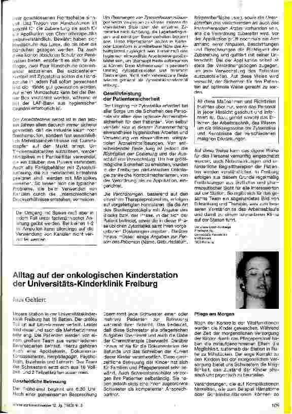 Vorschauseite 2: Umgang mit Zytostatika