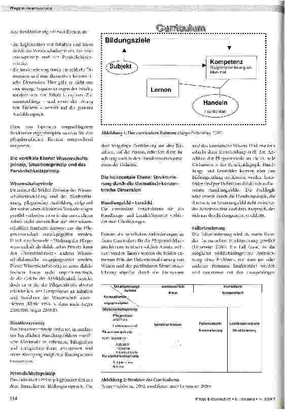 Vorschauseite 3: Pflege in Verantwortung - ein bildungstheoretisch orientiertes Curriculum für eine integrierte Pflegeausbildung