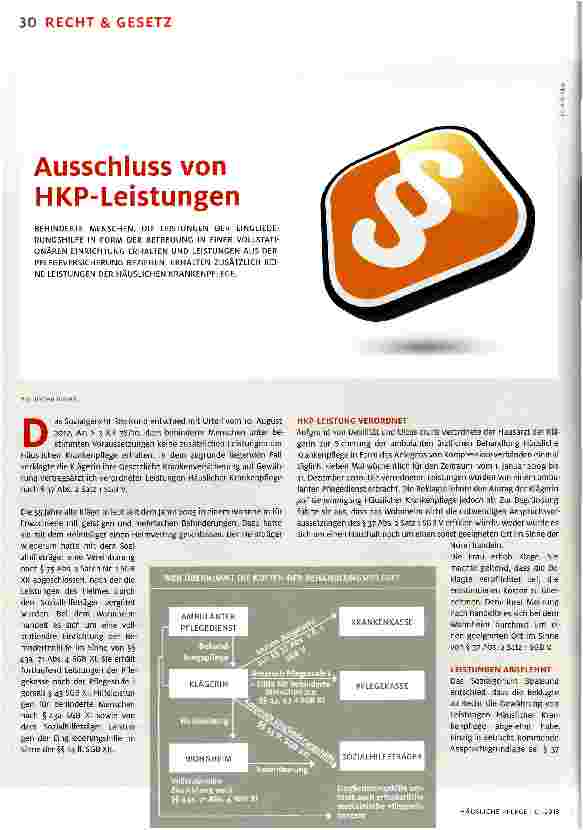 Vorschauseite 1: Ausschluss von HKP-Leistungen
