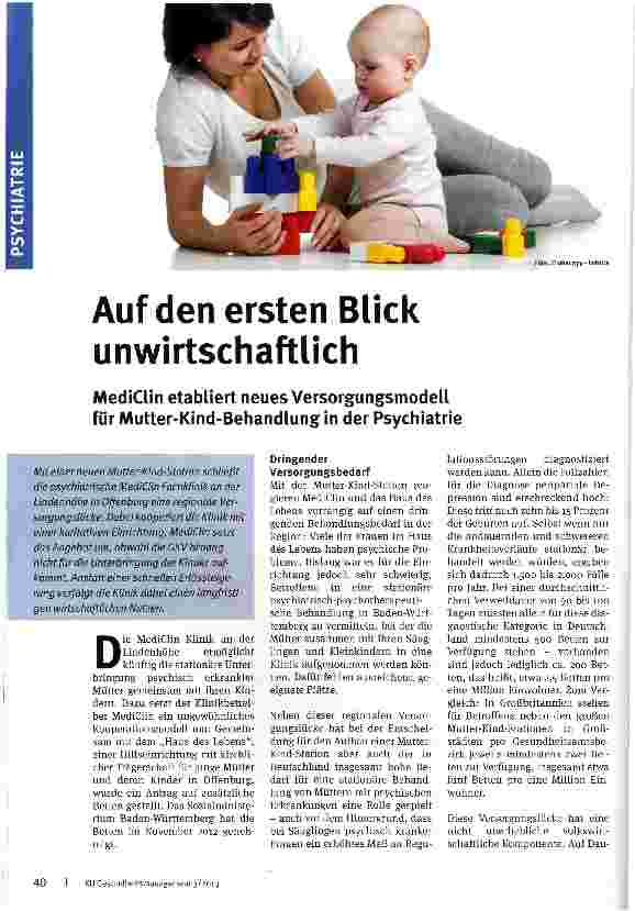 Vorschauseite 1: Auf den ersten Blick unwirtschaftlich