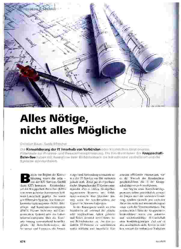 Vorschauseite 1: Alles Nötige, nicht alles Mögliche