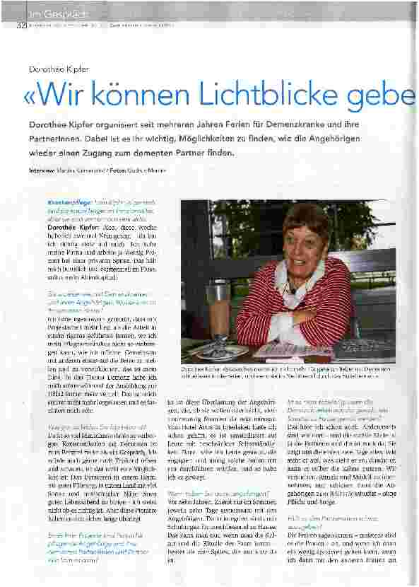 Vorschauseite 1: Wir können Lichtblicke geben