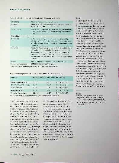 Vorschauseite 2: Direkte orale Antikoagulanzien: niedrig dosiert versus volle Dosis
