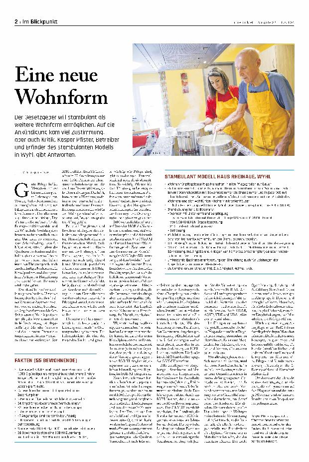 Vorschauseite 1: Eine neue Wohnform