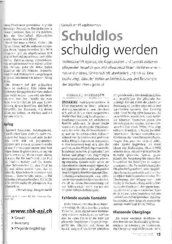 Vorschauseite 1: Schuldlos schuldig werden