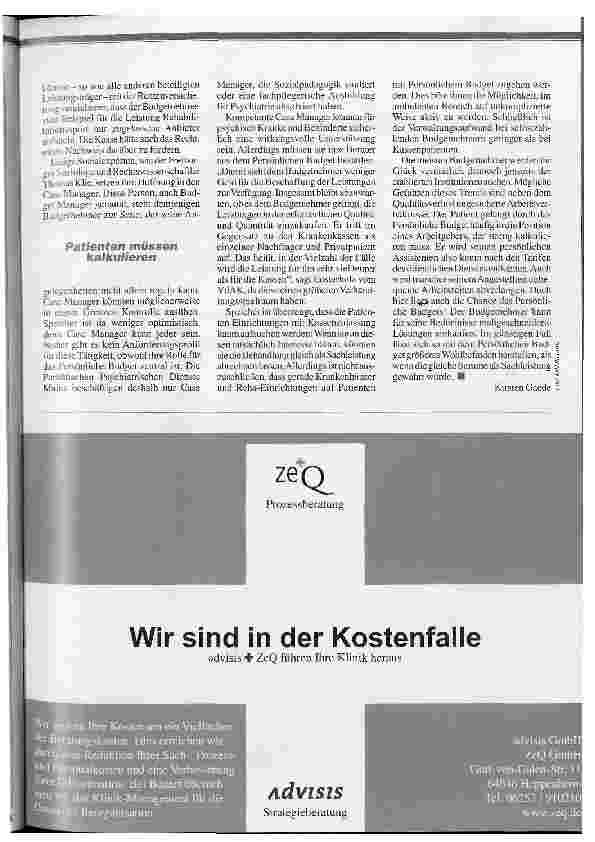Vorschauseite 3: Maßgeschneiderte Lösungen gefragt