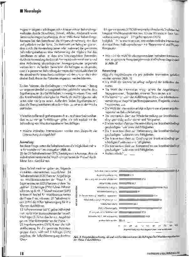 Vorschauseite 5: Ergotherapie bei Wachkoma-PatientenFür welche Behandlungsmethoden und Interventionen entscheiden sich Ergotherapeutlnnen in Deutschland?