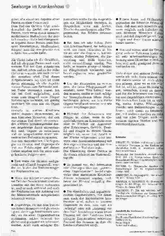 Vorschauseite 2: Ich pflege einen Toten Erfahrungen und Gedanken zum Thema Hirntod und Organspende