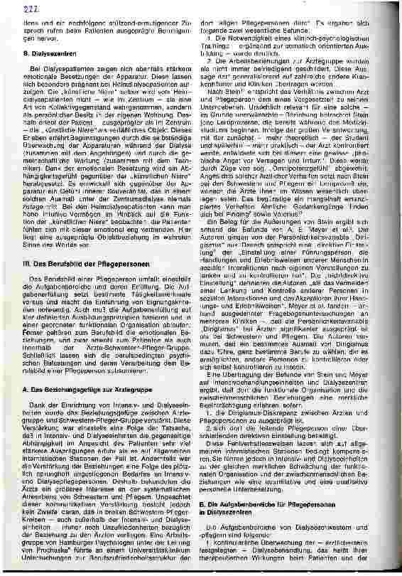 Vorschauseite 3: Psychosomatische Probleme in Intensivbehandlungs und Dialyseeinheiten