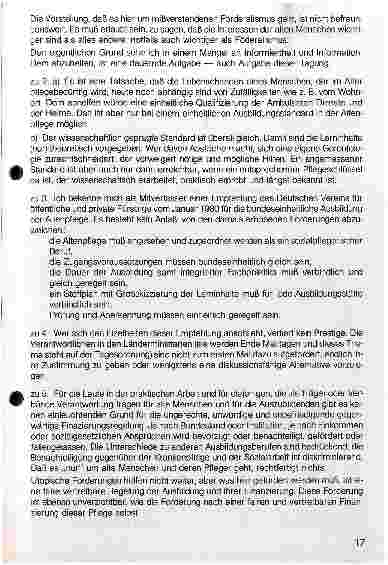 Vorschauseite 2: Einheitliche Ausbildungsordnung für Altenpfleger
