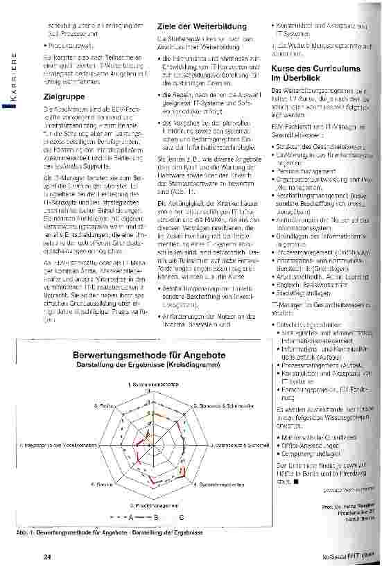 Vorschauseite 3: Vom Informationsmonopol zur Informationsbörse Krankenhäuser brauchen gut ausgebildetes IT-Personal