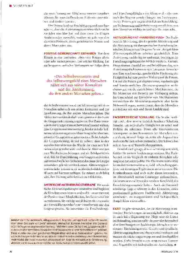Vorschauseite 3: Aktivierung: Was sie ist - Was sie sein sollte