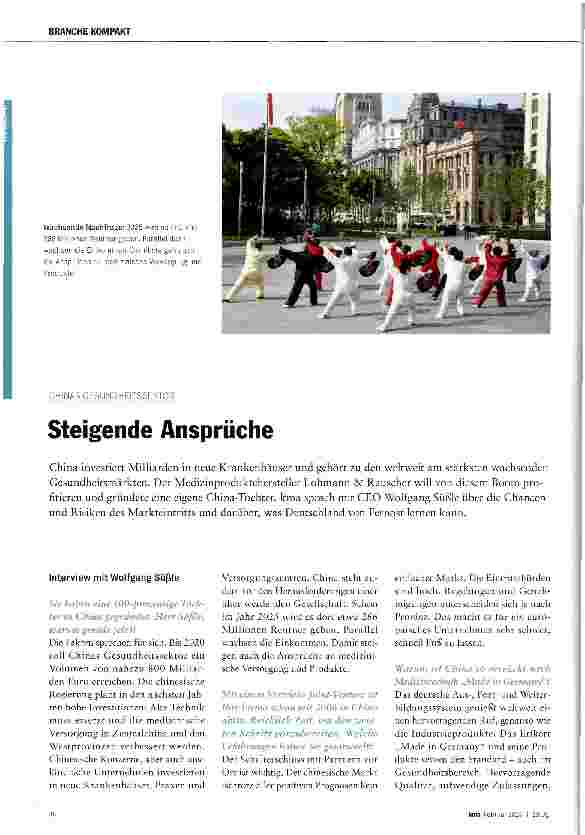 Vorschauseite 1: Steigende Ansprüche