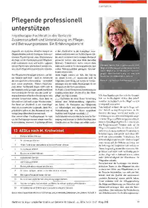 Vorschauseite 1: Pflegende professionell unterstützen
