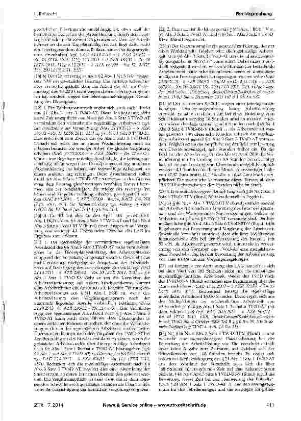 Vorschauseite 3: Auswirkungen der Verminderung der regelmä-ßigen Arbeitszeit für einen gesetzlichen Wochenfeiertag gem. §6 Abs. 3 Satz 3 TVöD-AT auf die Überstundenvergütung nach §46 Nr. 4 Abs. 3…