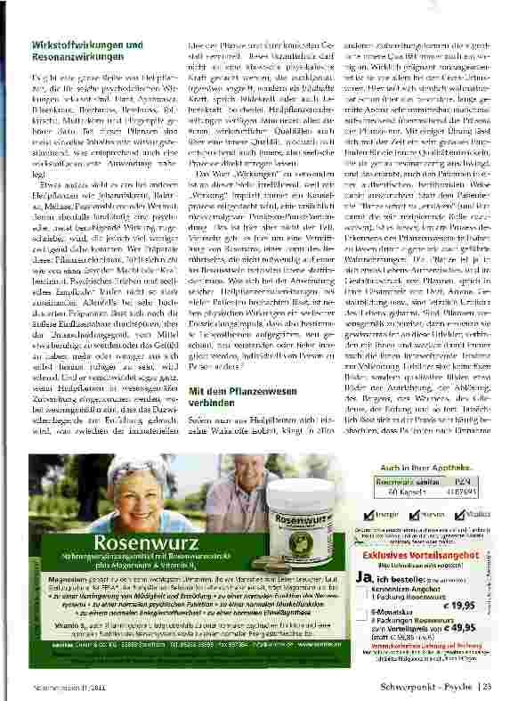 Vorschauseite 2: Seelische und psychische Wirkungen von Heilpflanzen