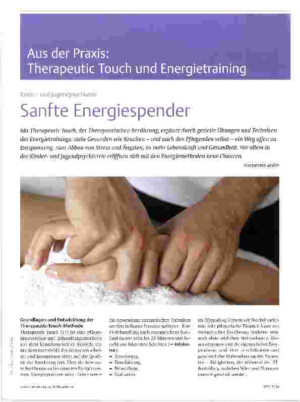 Vorschauseite 1: Sanfte Energiespender