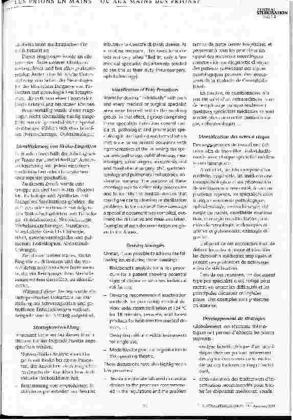 Vorschauseite 4: Wie wendet man die französischen Empfehlungen in der Krankenhauspraxis an?