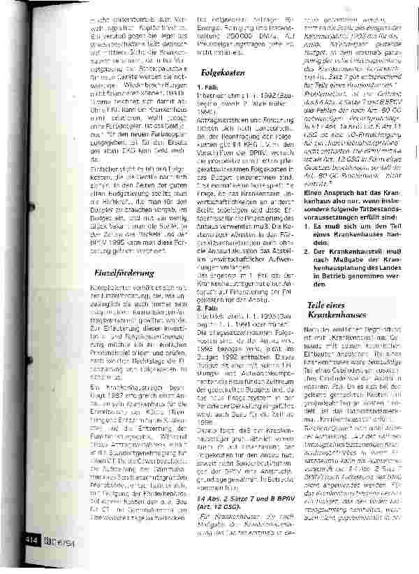 Vorschauseite 2: Die Finanzierung von Investitionsfolgekosten und Instandhaltungsaufwendungen unter dem Gesundheitsstrukturgesetz-Deckel Praktische Lebenshilfe für schiedsstellengeplagte Verwaltun…