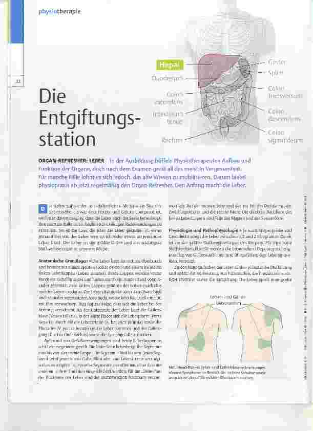 Vorschauseite 1: Die Entgiftungsstation