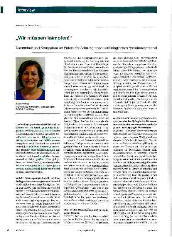 Vorschauseite 1: „Wir müssen kämpfen!