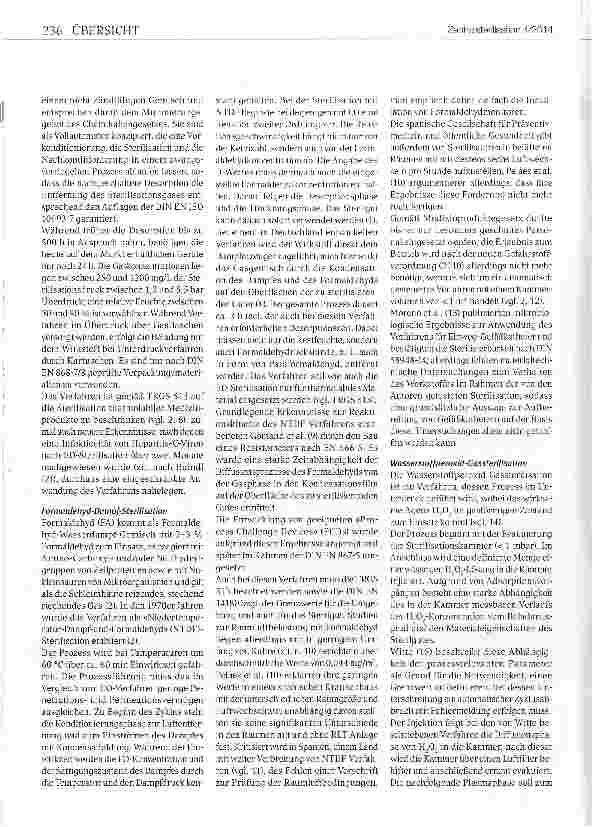 Vorschauseite 2: Niedertemperatur-Sterilisationsverfahren