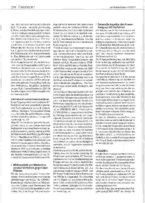 Vorschauseite 4: Niedertemperatur-Sterilisationsverfahren
