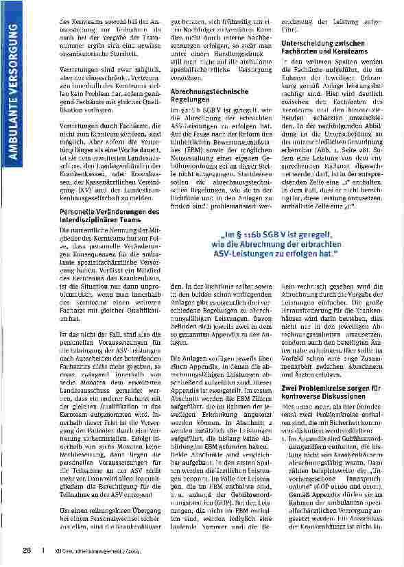 Vorschauseite 3: Vorbereitung auf die ambulante spezialfachärztliche Versorgung