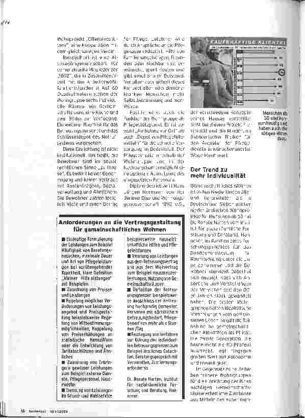 Vorschauseite 5: Intelligente Lösungen zum Wohnen im Alter